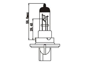 Lámpara para faros de automóvil H13 (9008)