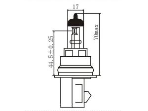 Bombilla para faros de automóvil HB1 (9004)