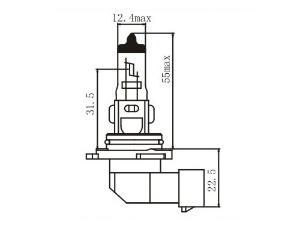 Bombilla para faros de automóvil HB4 (9006)