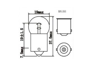 Bombillas indicadoras R10W G18