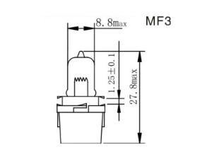 Bombilla para panel de instrumentos MF1,2,3,4