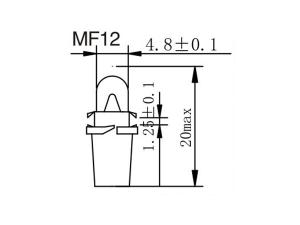 Bombilla para tablero de instrumentos MF10,11,12,14