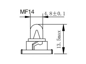 Bombilla para tablero de instrumentos MF10,11,12,14