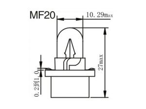 Luces para tablero de instrumentos MF15,16, 20, 21, 22