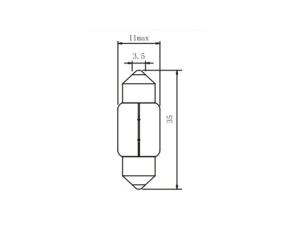 Lámpara festón T11 C5W