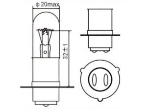 Bombillas para motocicleta